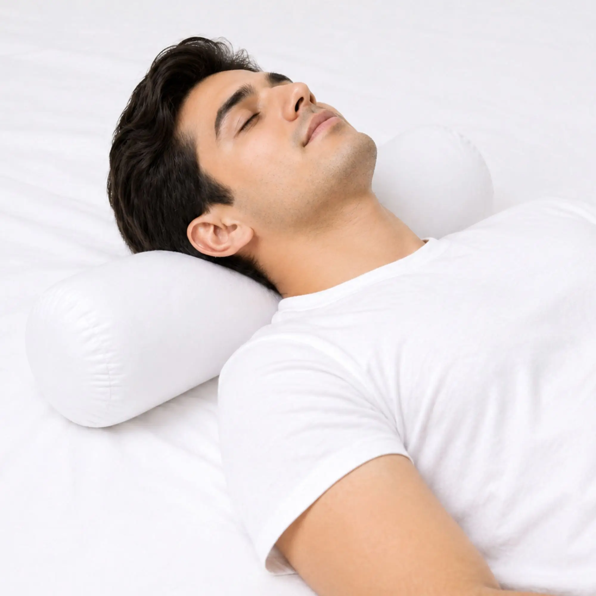 Neck Roll Pillow for Neck Support & Pain Relief - Image 2
