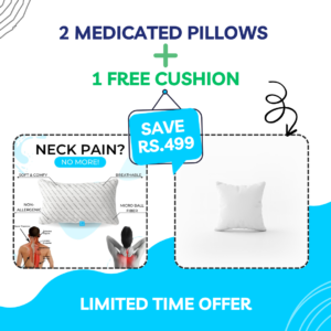 2 Medicated Pillows β Double Comfort Deal